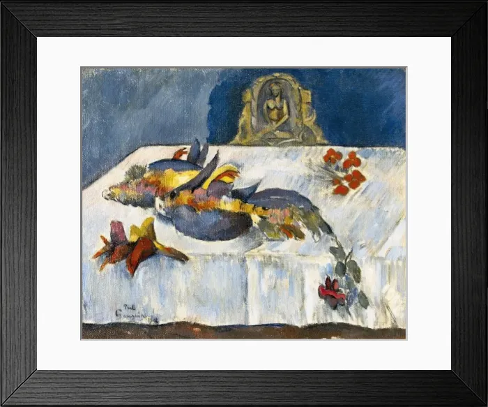 Framed Print : GAUGUIN, Paul (1848-1903). Still Life with Exotic Framed Print : GAUGUIN, Paul (1848-1903). Still Life with Exotic