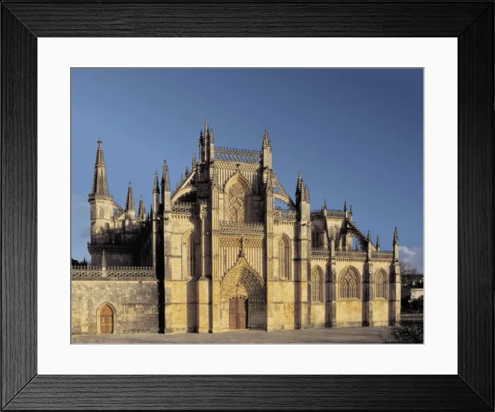 Framed Print : Abbey of Santa Maria da Vitoria. PORTUGAL. LEIRIA Framed Print : Abbey of Santa Maria da Vitoria. PORTUGAL. LEIRIA