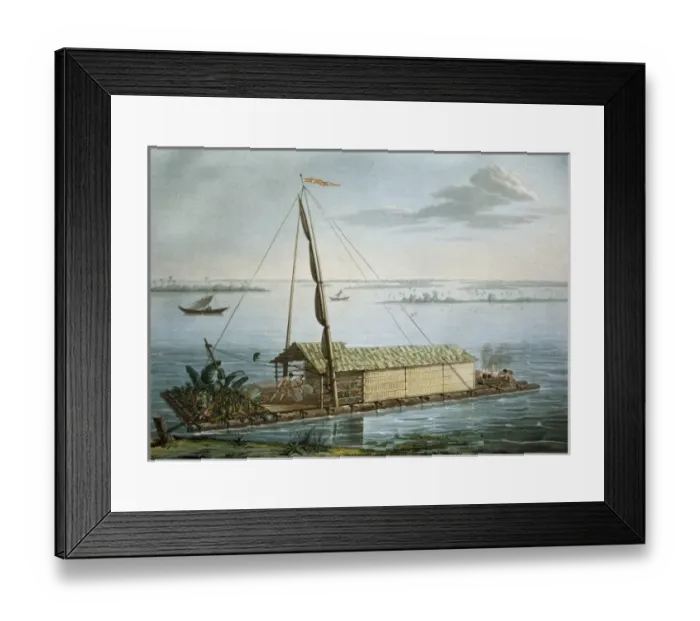 Framed Print : Raft of the Guayaquil seaside. Picture of Framed Print : Raft of the Guayaquil seaside. Picture of
