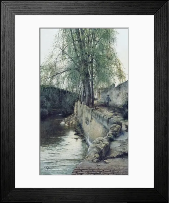 Framed Print : LAFITA BLANCO, Jos頨19th century). Landscape Framed Print : LAFITA BLANCO, Jos頨19th century). Landscape