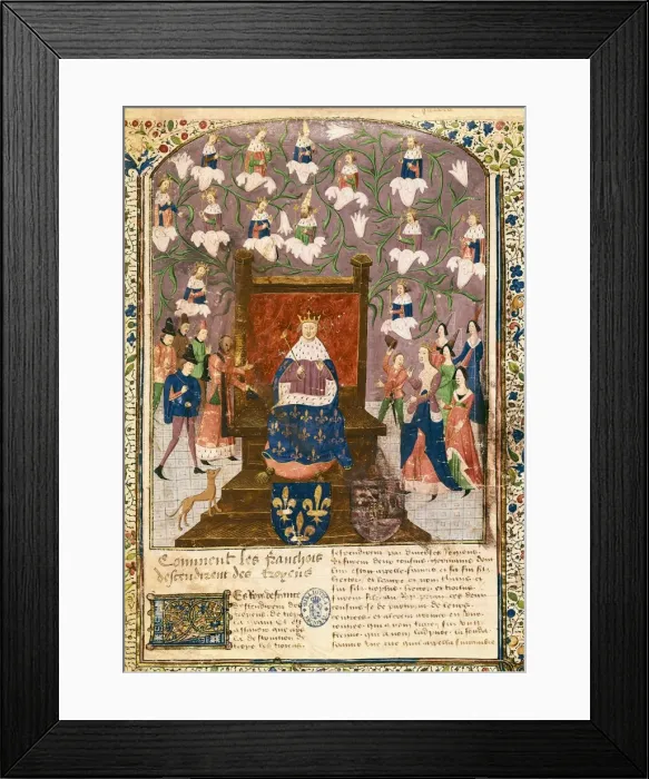 Framed Print : CHARLES VII of France (1403-1461). King of France Framed Print : CHARLES VII of France (1403-1461). King of France
