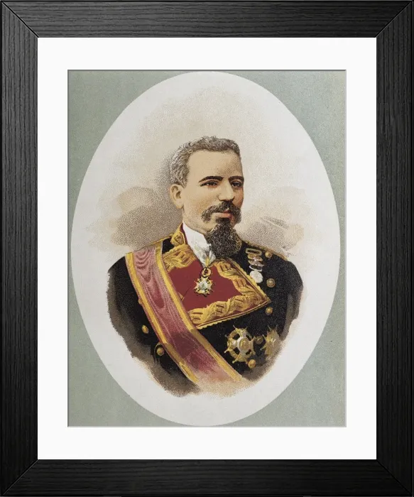 Framed Print : MARTINEZ CAMPOS, Arsenio (1831-1900). Spanish Framed Print : MARTINEZ CAMPOS, Arsenio (1831-1900). Spanish