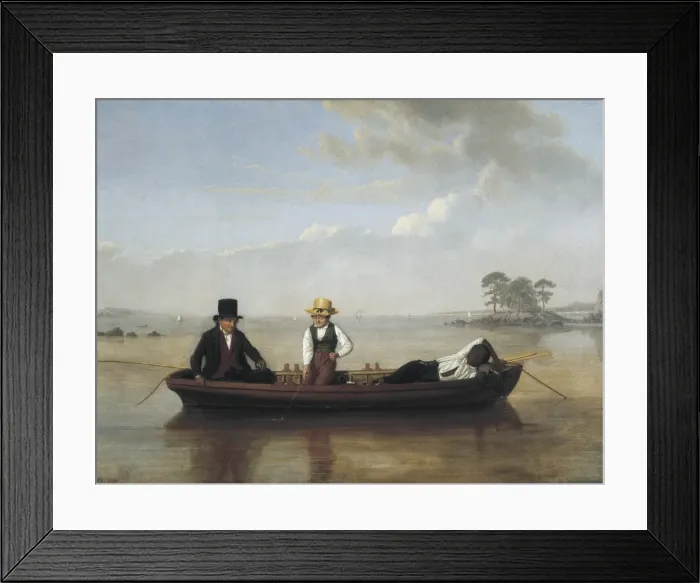 Framed Print : Fishing Party on Long Island Sound Off New Rochelle Framed Print : Fishing Party on Long Island Sound Off New Rochelle