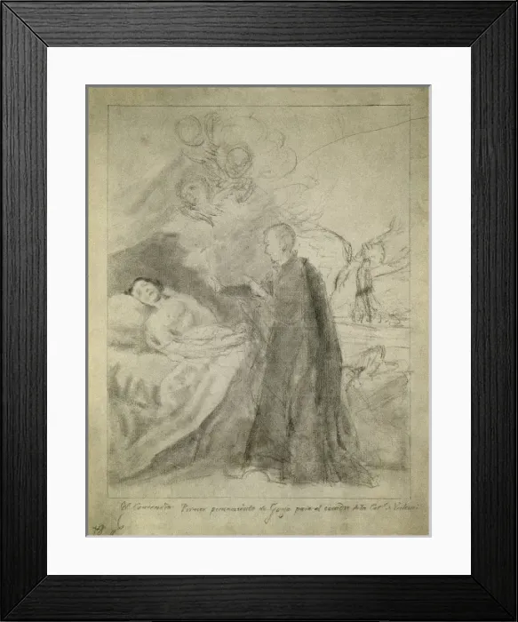 Framed Print : GOYA Y LUCIENTES, Francisco de (1746-1828). Saint Framed Print : GOYA Y LUCIENTES, Francisco de (1746-1828). Saint