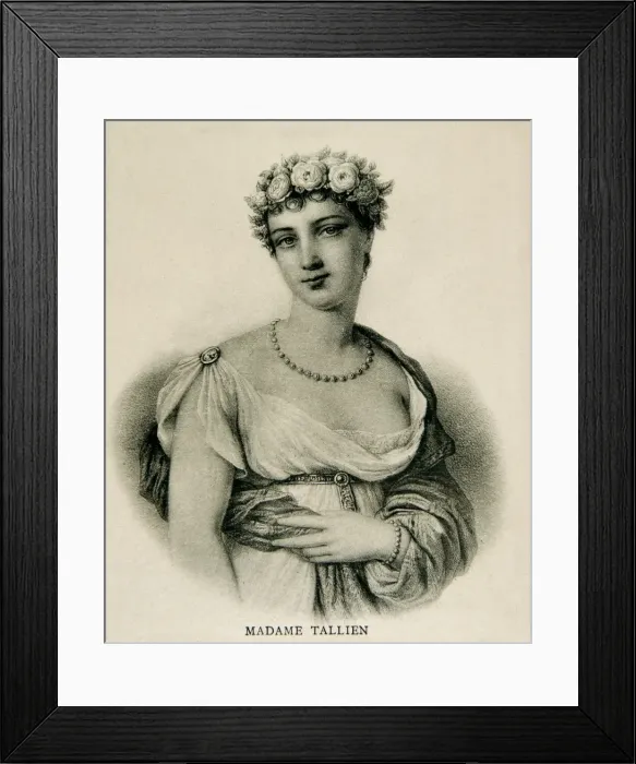 Framed Print : CABARRUS Y GELABERT, Teresa (1773-1835). Spanish Framed Print : CABARRUS Y GELABERT, Teresa (1773-1835). Spanish
