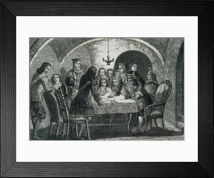 Framed Print : Spain (1713). War of the Spanish Succession Framed Print : Spain (1713). War of the Spanish Succession