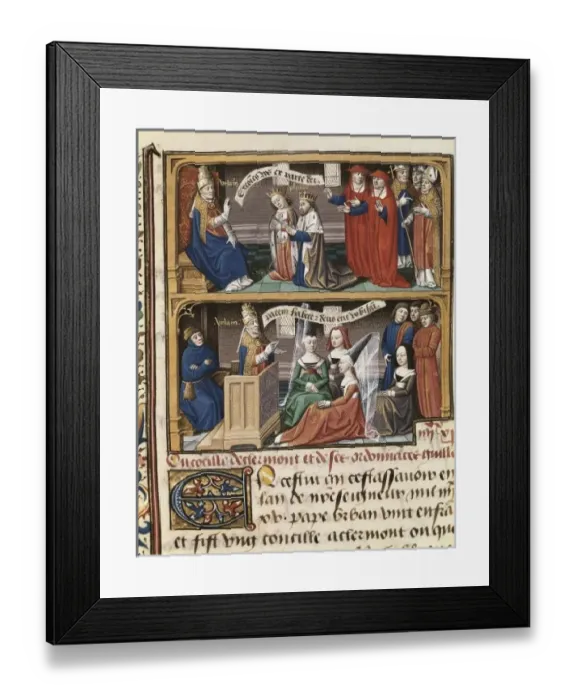 Framed Print : VINCENT of BEAUVAIS (1190-1264). Speculum historiale Framed Print : VINCENT of BEAUVAIS (1190-1264). Speculum historiale