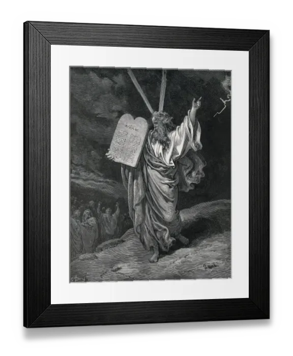 Framed Print : Dore, Paul Gustave (1832-1883). La Sainte Bible Framed Print : Dore, Paul Gustave (1832-1883). La Sainte Bible