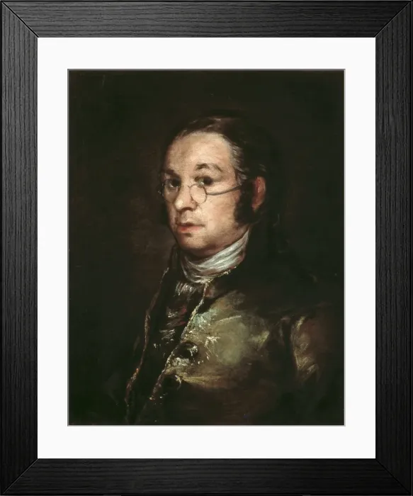 Framed Print : GOYA Y LUCIENTES, Francisco de (1746-1828). Self-Portrait Framed Print : GOYA Y LUCIENTES, Francisco de (1746-1828). Self-Portrait