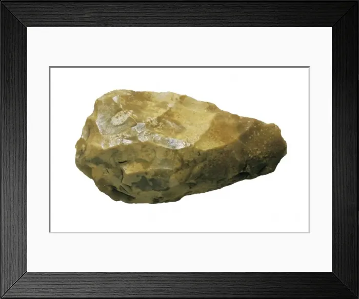 Framed Print : Bifaces from the Acheulean period. Lower Paleolithic Framed Print : Bifaces from the Acheulean period. Lower Paleolithic