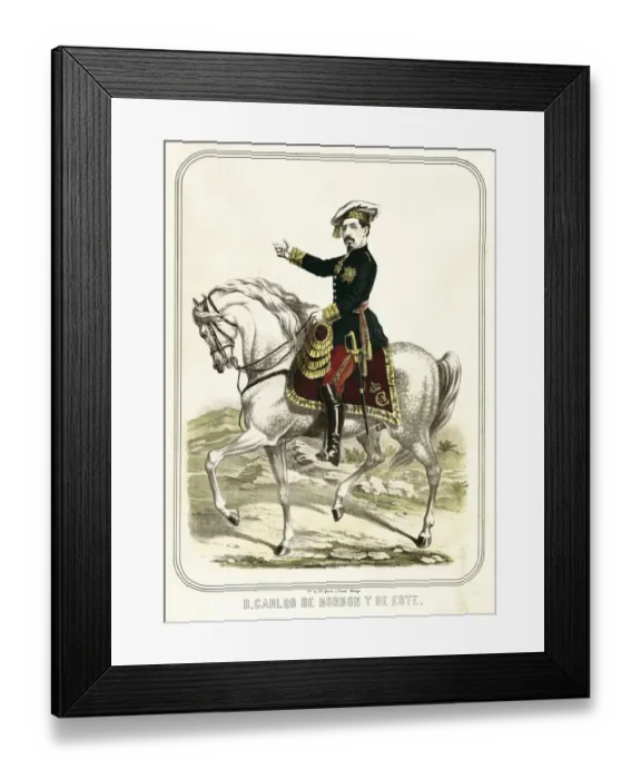 Framed Print : CARLOS VII, Carlos Mar Framed Print : CARLOS VII, Carlos Mar