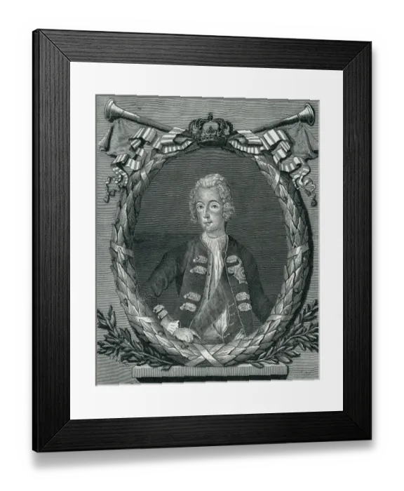 Framed Print : FREDERICK II the Geat (1712-1786). King of Framed Print : FREDERICK II the Geat (1712-1786). King of
