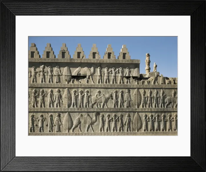 Framed Print : Palace of Darius I. Apadana or Audience Hall