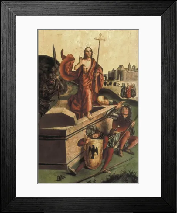 Framed Print : BERRUGUETE, Pedro (1450-1504). Resurrection of Framed Print : BERRUGUETE, Pedro (1450-1504). Resurrection of