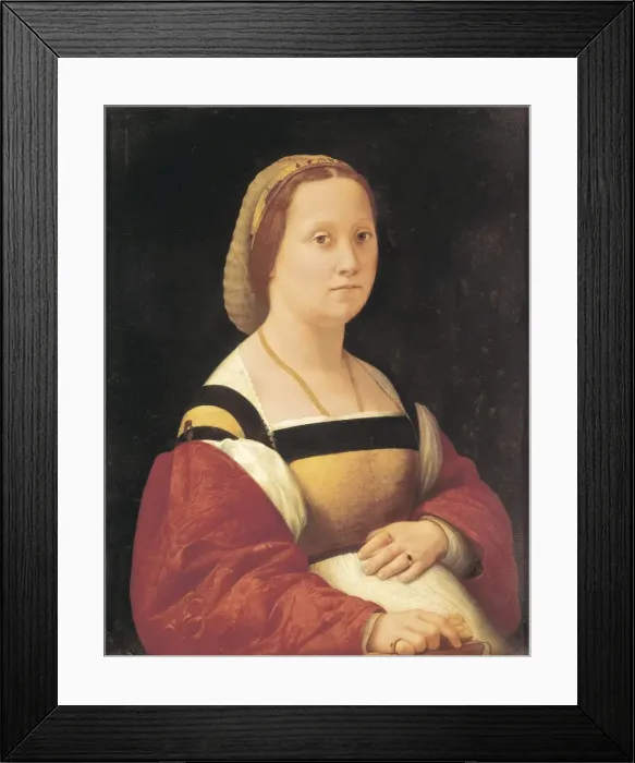 Framed Print : Raphael (1483-1520). Portrait of Pregnant Woman Framed Print : Raphael (1483-1520). Portrait of Pregnant Woman
