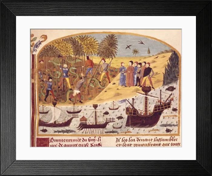 Framed Print : CURTIUS, Rufus Quintus (1st century). The history Framed Print : CURTIUS, Rufus Quintus (1st century). The history