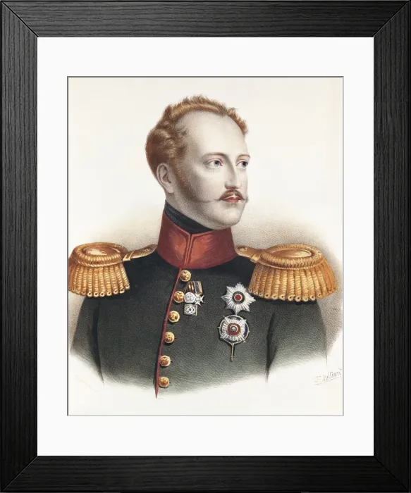Framed Print : Nicholas I (1796-1855). Czar of Russia (1825-1855) Framed Print : Nicholas I (1796-1855). Czar of Russia (1825-1855)