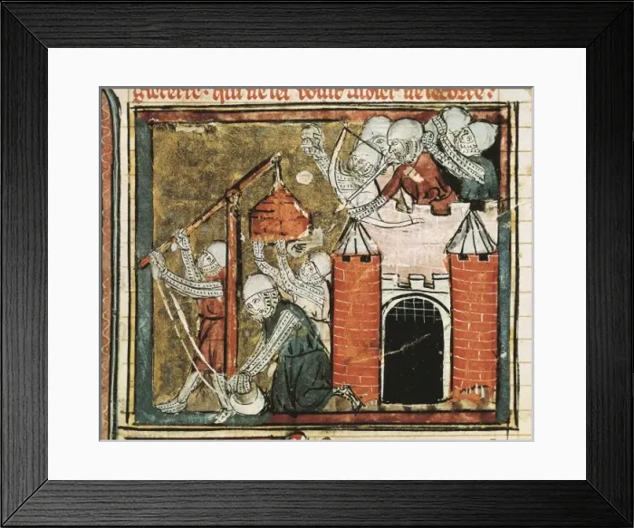 Framed Print : Capture of Ruan in 1419 during Hundred Years Framed Print : Capture of Ruan in 1419 during Hundred Years