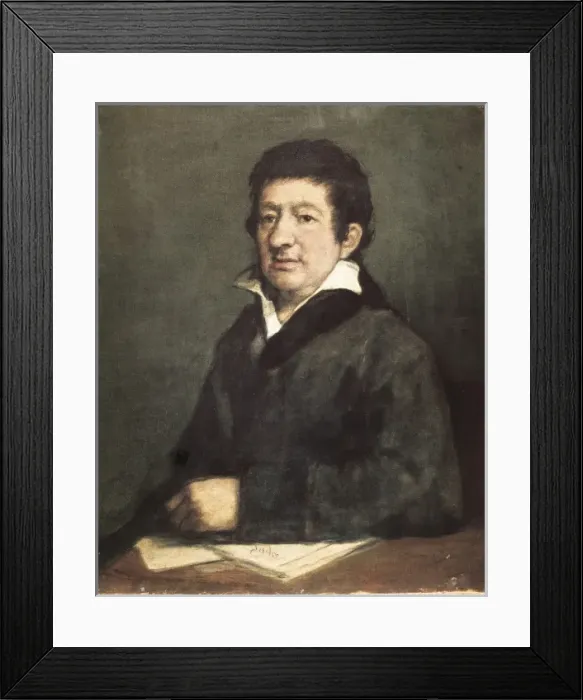 Framed Print : GOYA Y LUCIENTES, Francisco de (1746-1828). Leandro Framed Print : GOYA Y LUCIENTES, Francisco de (1746-1828). Leandro