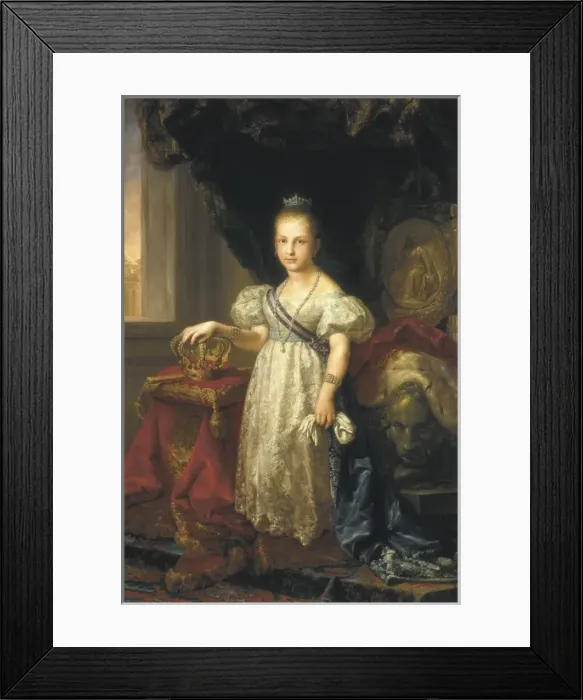 Framed Print : LOPEZ Y PORTAс, Vicente (1772-1850). Isabel Framed Print : LOPEZ Y PORTAс, Vicente (1772-1850). Isabel
