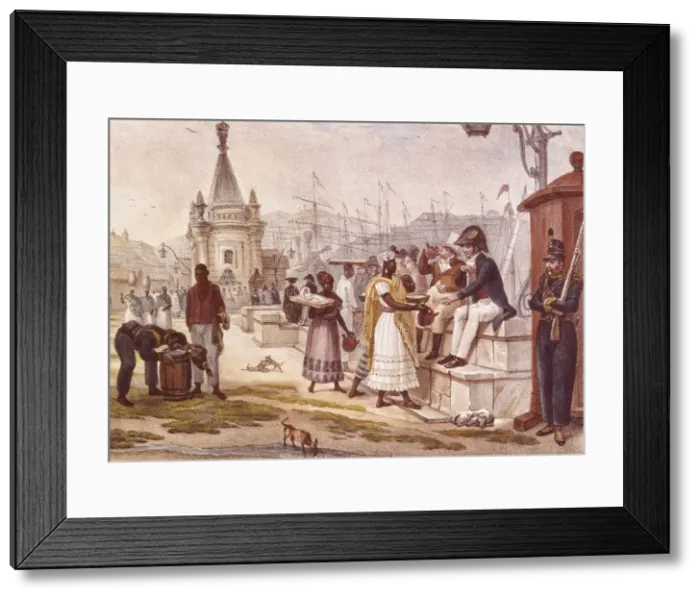 Framed Print : DEBRET, Jean Baptiste (1768-1848). A Colourful Framed Print : DEBRET, Jean Baptiste (1768-1848). A Colourful