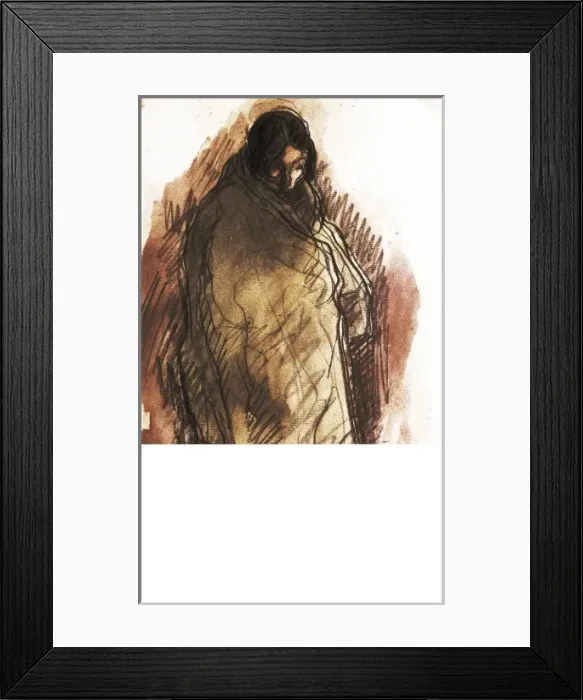 Framed Print : NONELL i MONTURIOL, Isidre (1873-1911). Gypsy Framed Print : NONELL i MONTURIOL, Isidre (1873-1911). Gypsy