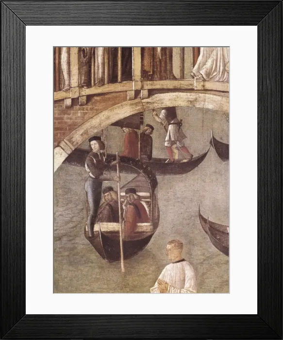 Framed Print : BELLINI, Gentile (1429-1507). Miracle of Framed Print : BELLINI, Gentile (1429-1507). Miracle of