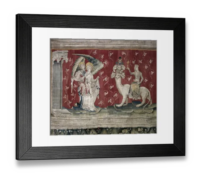 Framed Print : BATAILLE, Nicolas (14th c. ). The Whore Riding Framed Print : BATAILLE, Nicolas (14th c. ). The Whore Riding