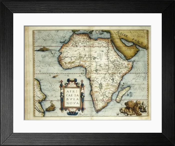 Framed Print : ORTELIUS, Abraham (1527-1598). Theatrum Orbis Framed Print : ORTELIUS, Abraham (1527-1598). Theatrum Orbis