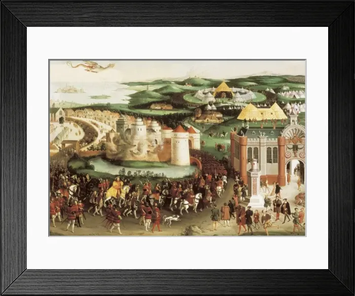 Framed Print : BOUTERWEK, Friedrich (1806-1867). The Field of Framed Print : BOUTERWEK, Friedrich (1806-1867). The Field of