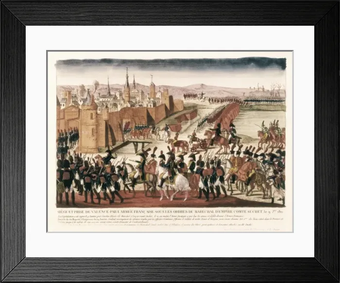 Framed Print : Spain. Peninsular War (1808-1814). Siege Framed Print : Spain. Peninsular War (1808-1814). Siege