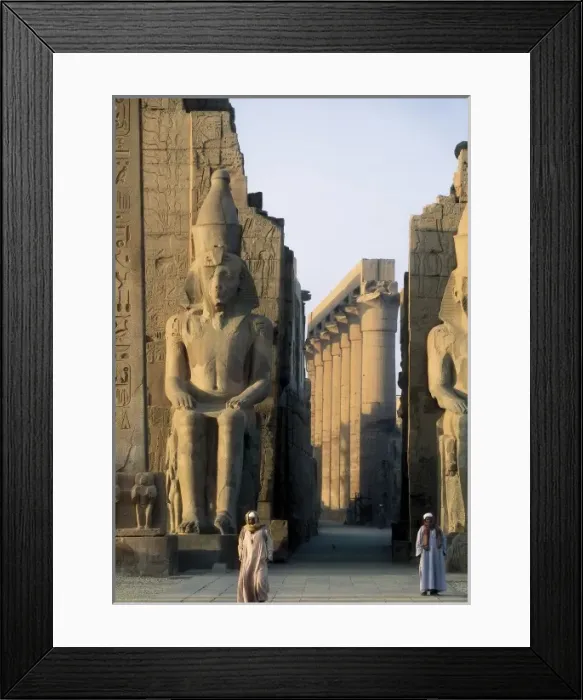 Framed Print : Temple of Amon - Ra. EGYPT. QUENA. Luxor. Thebes Framed Print : Temple of Amon - Ra. EGYPT. QUENA. Luxor. Thebes