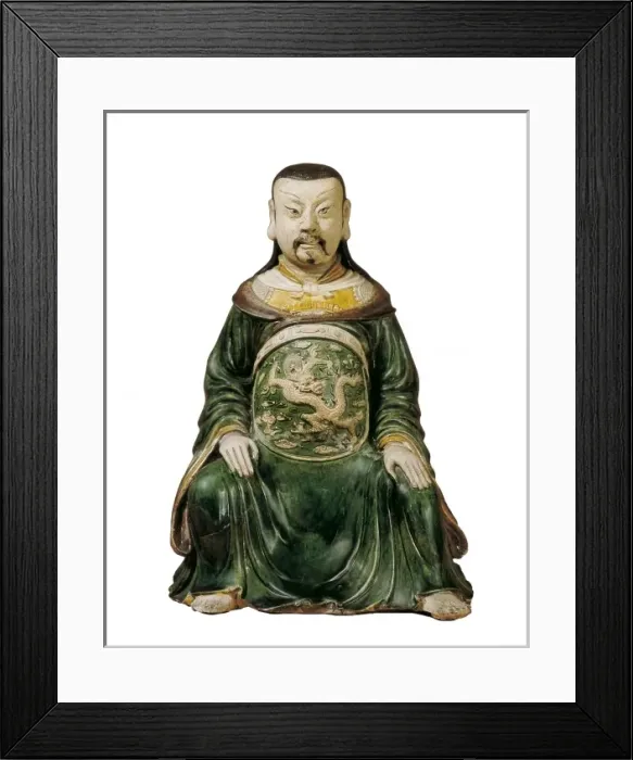 Framed Print : God of the North. Chinese art. Ming period. China Framed Print : God of the North. Chinese art. Ming period. China