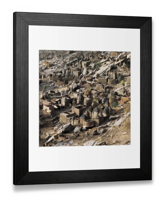 Framed Print : MALI. Cliffs of Bandiagara Framed Print : MALI. Cliffs of Bandiagara