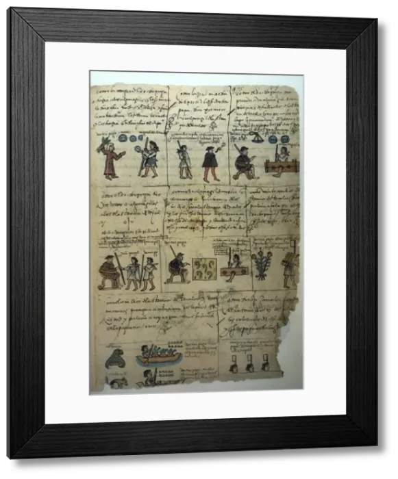 Framed Print : Codex Osuna (Ce Osuna). 16th c. Manuscrit Framed Print : Codex Osuna (Ce Osuna). 16th c. Manuscrit