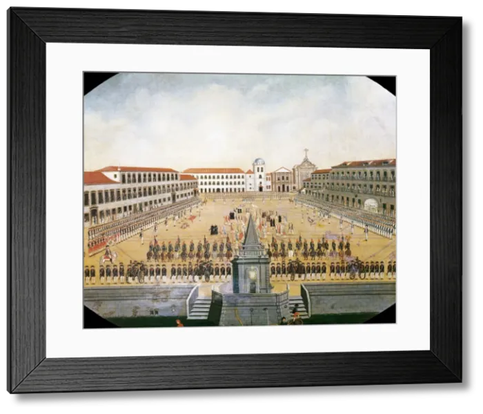 Framed Print : JOAQUIM, Leandro (1738-1798). Military Parade Framed Print : JOAQUIM, Leandro (1738-1798). Military Parade