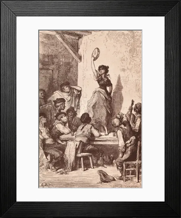 Framed Print : DAVILLIER, Jean Charles (1823 - 1883); Dore Framed Print : DAVILLIER, Jean Charles (1823 - 1883); Dore