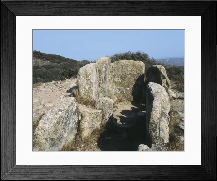 Framed Print : SPAIN. NAVARRE. Artajona. El Portillo Dolmen Framed Print : SPAIN. NAVARRE. Artajona. El Portillo Dolmen