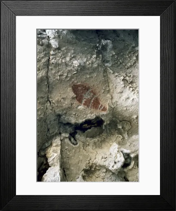 Framed Print : MEXICO. BAJA CALIFORNIA SUR. Rock Paintings of Framed Print : MEXICO. BAJA CALIFORNIA SUR. Rock Paintings of