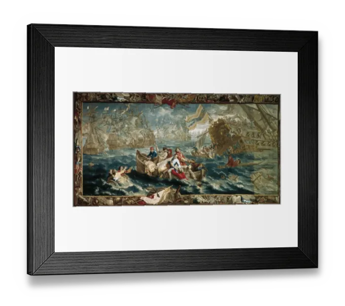 Framed Print : The Battle of La Hogue, May 1692. GERMANY. Munich Framed Print : The Battle of La Hogue, May 1692. GERMANY. Munich