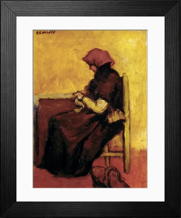 Framed Print : NONELL i MONTURIOL, Isidre (1873-1911). Woman Framed Print : NONELL i MONTURIOL, Isidre (1873-1911). Woman