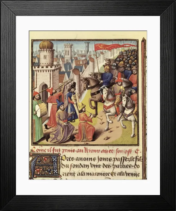 Framed Print : VINCENT of BEAUVAIS (1190-1264). Speculum historiale Framed Print : VINCENT of BEAUVAIS (1190-1264). Speculum historiale