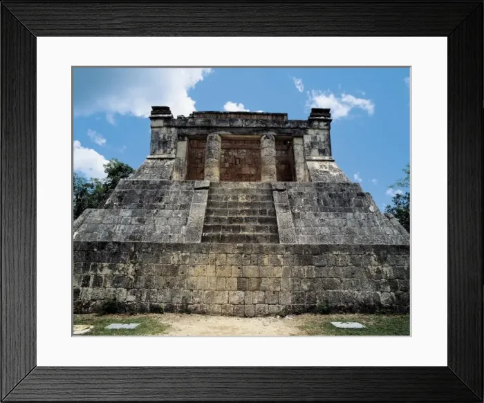 Framed Print : Temple of the Jaguars. 10th-12th c. MEXICO. YUCATN
