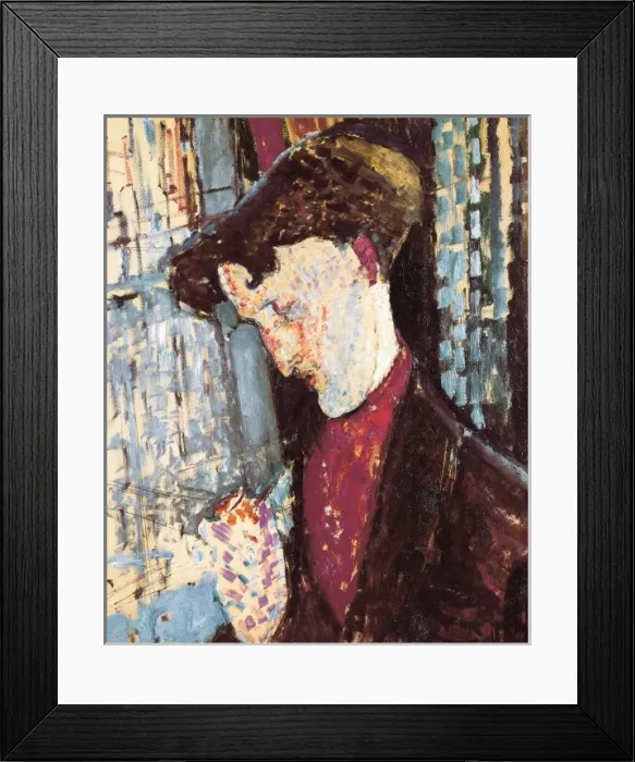 Framed Print : MODIGLIANI, Amedeo (1884-1920). Portrait of Framed Print : MODIGLIANI, Amedeo (1884-1920). Portrait of