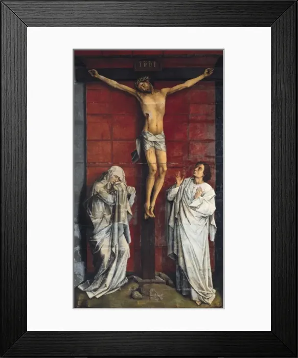 Framed Print : WEYDEN, Rogier van der (1400-1464). Calvary Framed Print : WEYDEN, Rogier van der (1400-1464). Calvary