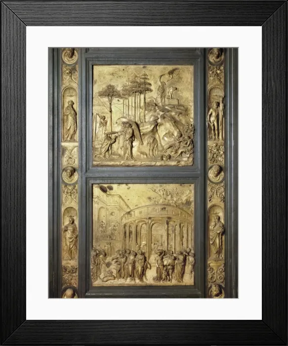 Framed Print : GHIBERTI, Lorenzo (1378-1455). The Gates of Paradise Framed Print : GHIBERTI, Lorenzo (1378-1455). The Gates of Paradise