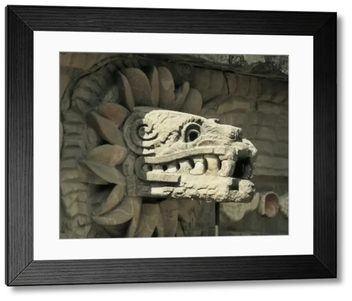 Framed Print : MEXICO. STATE OF MEXICO. TeotihuacᮮTemple Framed Print : MEXICO. STATE OF MEXICO. TeotihuacᮮTemple
