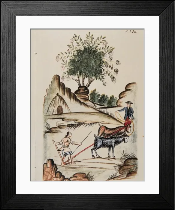 Framed Print : MART͎EZ COMPAѓN Y BUJANDA, Baltasar Jaime (1735-1797)