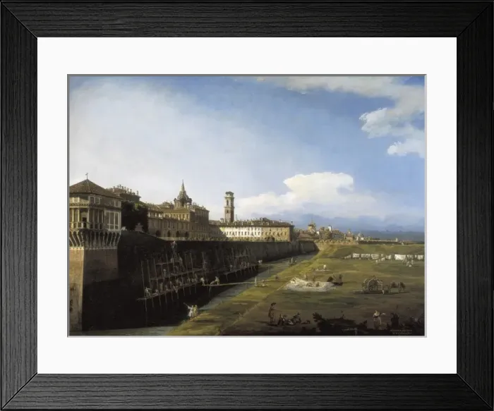 Framed Print : BELLOTTO, Bernardo (1720-1780). View of Turin Framed Print : BELLOTTO, Bernardo (1720-1780). View of Turin
