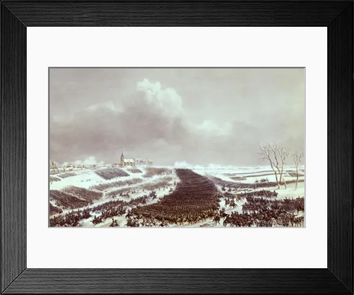 Framed Print : Battle of Eylau, a battle between Napol鯮s Framed Print : Battle of Eylau, a battle between Napol鯮s